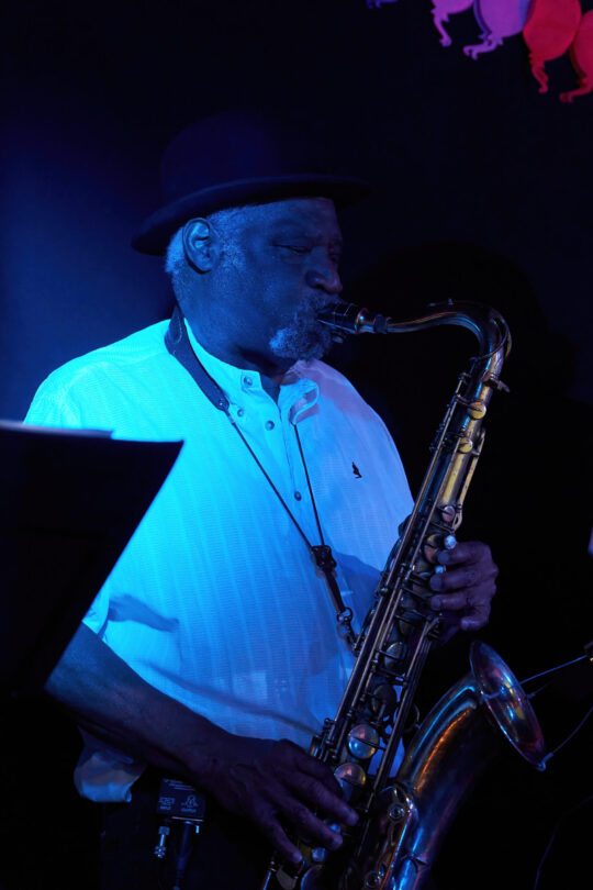 Saxophone in Blue